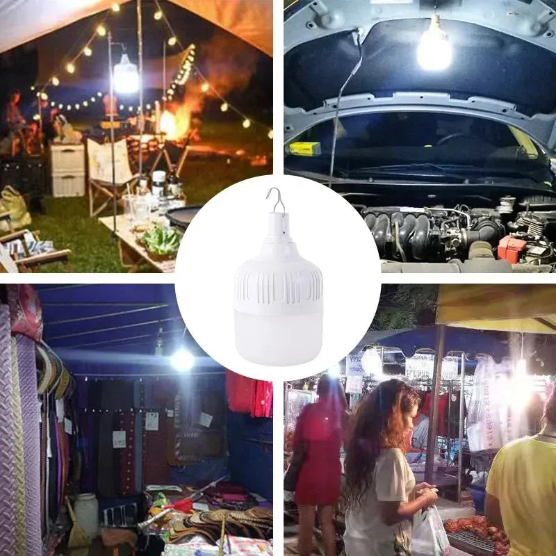 USB Rechargeable Camping Light Bulb